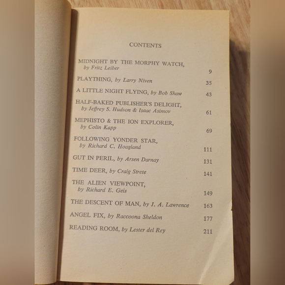 JAMES BAEN  IF EDITED, book VOLUME III THE HUGO- AWARD WINNING MAGAZINE,1976 - Picture 7 of 8